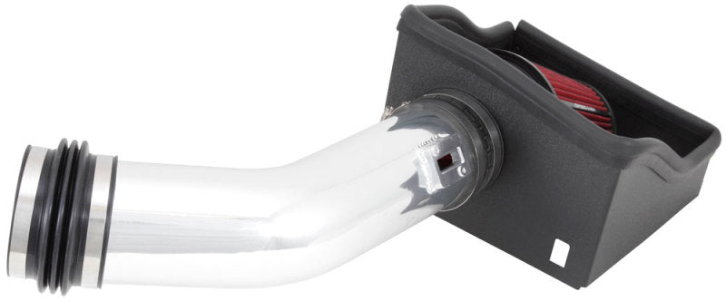Spectre 11-14 Ford F150 SVT Raptor V8-6.2L F/I Air Intake Kit - Polished w/Red Filter Spectre Cold Air Intakes