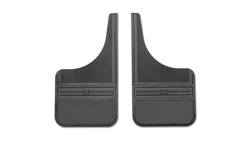 Husky Liners Universal 12in Wide Black Rubber Front Mud Flaps w/o Weight Husky Liners Mud Flaps