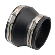 Spectre Coupler/Reducer 4in. to 3in. (PVC) - Black Spectre Silicone Couplers & Hoses