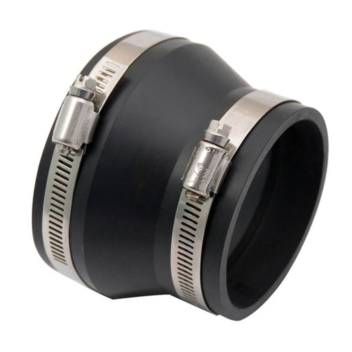 Spectre Coupler/Reducer 4in. to 3in. (PVC) - Black Spectre Silicone Couplers & Hoses