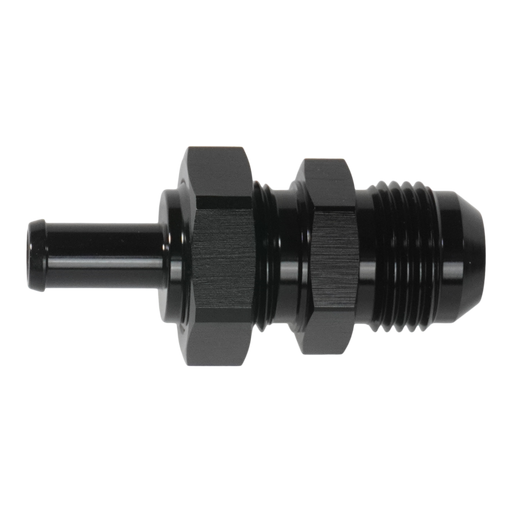 DeatschWerks 10AN Male Flare Bulkhead to 3/8in Hose Barb Straight DeatschWerks Fuel Components Misc