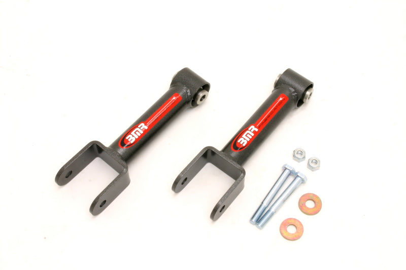 BMR 79-04 Fox Mustang Upper Control Arm Non-Adj. w/ Spherical Bearings - Black Hammertone BMR Suspension Control Arms