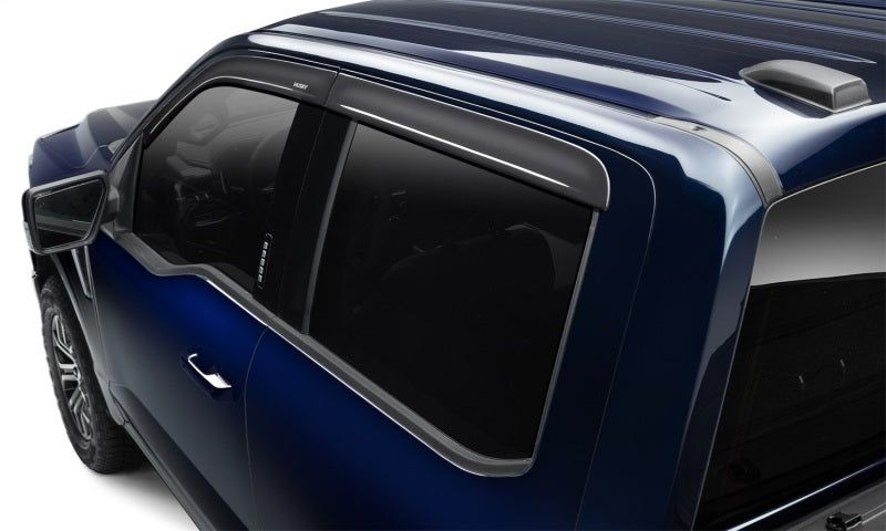 Husky Liners 04-14 Ford F-150 Supercab Ventvisor Low Profile (4pc) - Smoke Husky Liners Window Vents