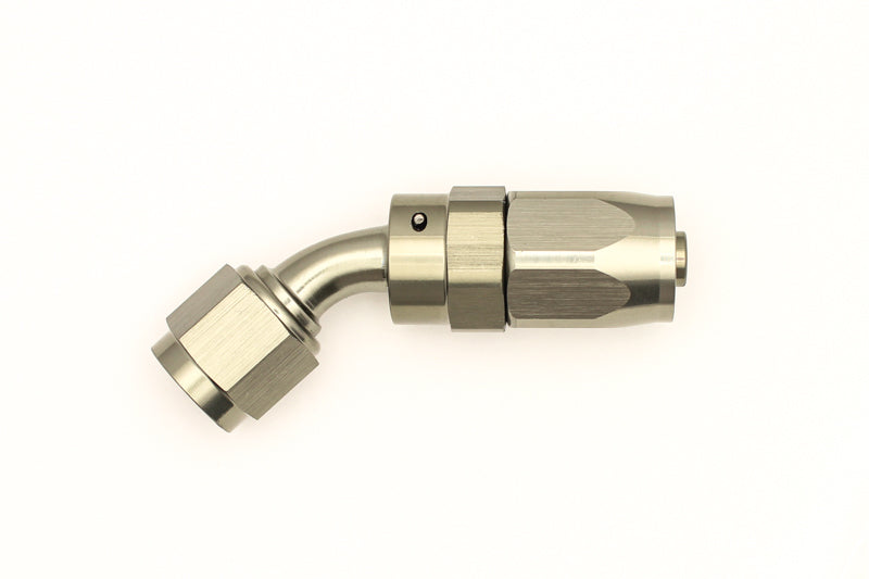 DeatschWerks 6AN Female Swivel 45-Degree Hose End CPE DeatschWerks Fittings
