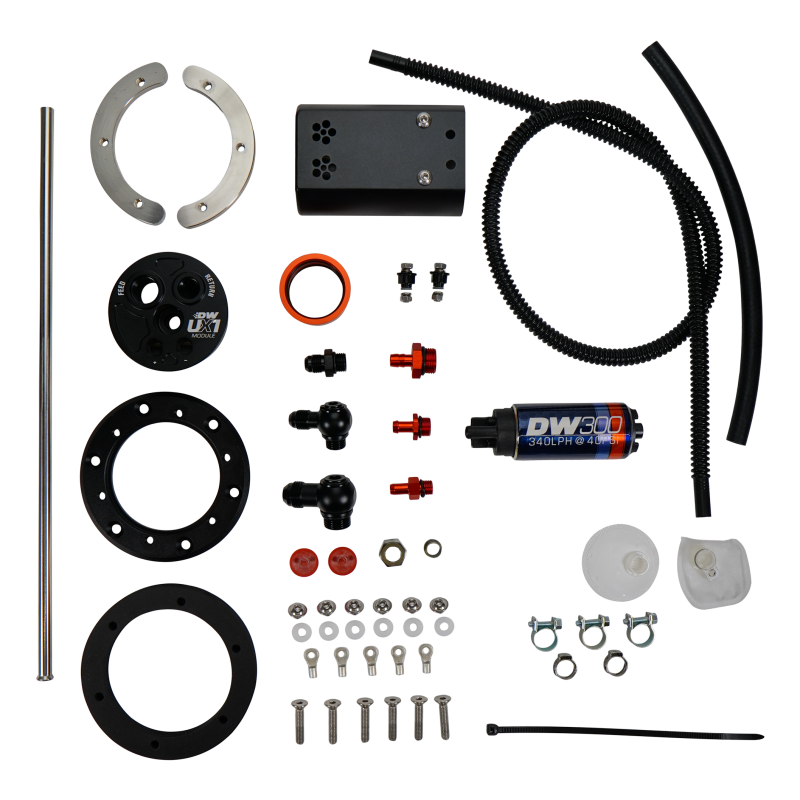 DeatschWerks Universal X1 Module w/ bucket and DW300 pump DeatschWerks Fuel Pump Hangers
