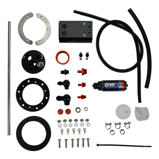 DeatschWerks Universal X1 Module w/ bucket and DW300 pump DeatschWerks Fuel Pump Hangers