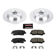 Power Stop 15-19 Ford Mustang Rear Z23 Evolution Sport Brake Kit PowerStop Brake Kits - Performance D&S