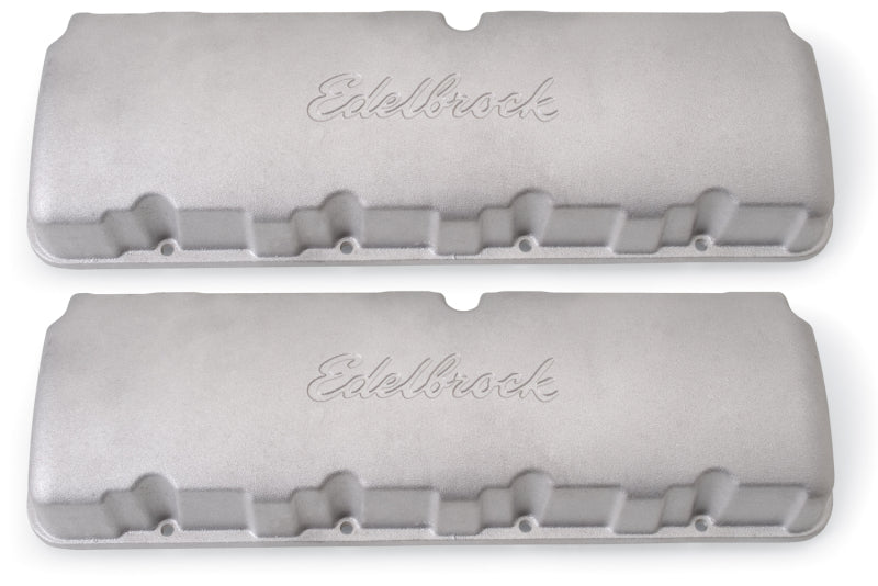 Edelbrock Valve Cover Chevy for Big Victor Head Edelbrock Valve Covers