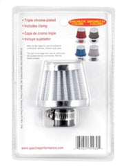 Spectre Breather Filter 10mm Flange / 2in. OD / 1-3/4in. Height - White Spectre Engine Breather Filters