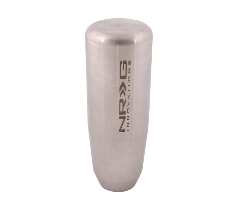 NRG Universal Short Shifter Knob - 3.5in. Length / Heavy Weight .85Lbs. - Silver NRG Shift Knobs