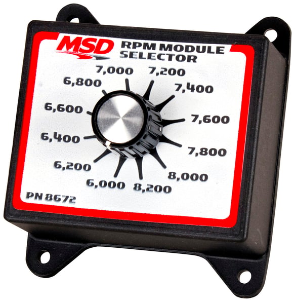 RPM Module Selector, 6.0K-8.2K 8672 MSD Autoparts
