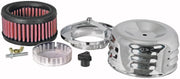 K&N Lvrd 2-3/16in Or 2-5/18in Flg. 4in Top (1) K&N Engineering Air Filters - Universal Fit