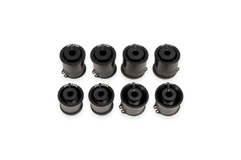 BMR 97-04 Chevrolet Corvette C5 / 05-13 C6 Rear Upper & Lower Control Arms Bearing Kit - Black BMR Suspension Bushing Kits