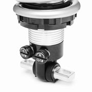 QA1 GM Pro Front Coil-Over Shock Absorber - Double Adj. - Stock Mount - 14.5in/19.625in - Aluminum QA1 Shocks and Struts
