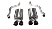 Corsa 2009-2013 Chevrolet Corvette C6 6.2L V8 Black Sport Axle-Back Exhaust CORSA Performance Axle Back