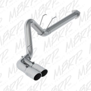 MBRP 17-19 Ford F-250/350/450 6.7L 4in Filter Back Single Side Dual Exit T409 Exhaust System MBRP DPF Back