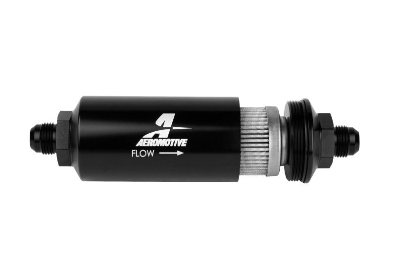 Aeromotive In-Line Filter - (AN -08 Male) 100 Micron Stainless Steel Element Aeromotive Fuel Filters