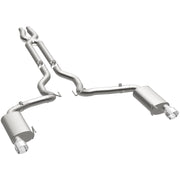 MagnaFlow Cat Back, SS, 3in, Street, Dual Split Polished 4.5in Tips 2015 Ford Mustang GT V8 5.0L Magnaflow Catback