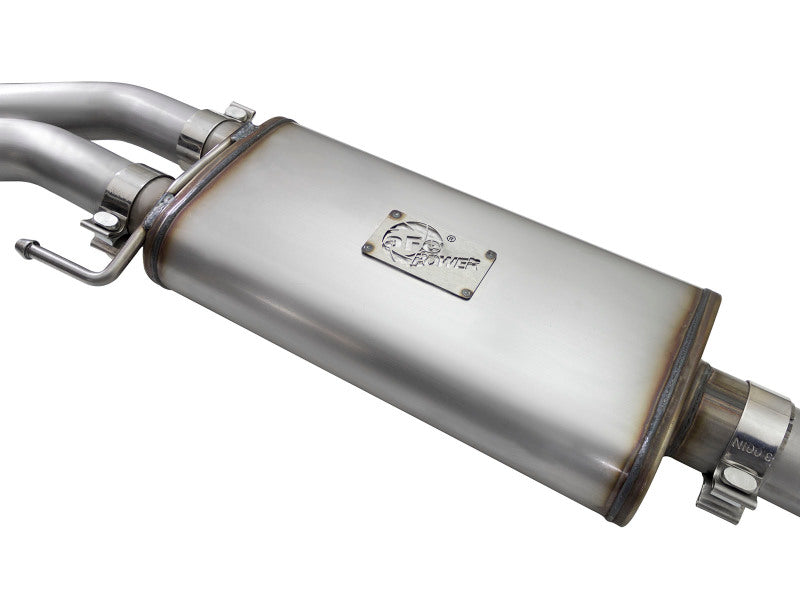 aFe Rebel Exhausts 3in SS Cat-Back 15-16 Ford F-150 EcoBoost V6 2.7/3.5L V8 5.0L w/ Black Tips aFe Catback