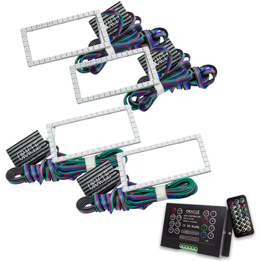 Oracle Ford F-150 15-17 Projector Headlight Halo Kit - ColorSHIFT w/ 2.0 Controller ORACLE Lighting Headlights