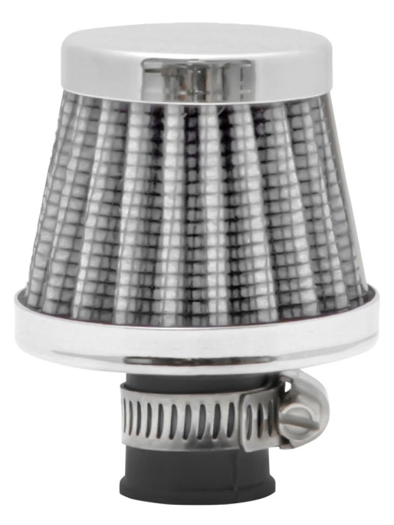 Spectre Breather Filter 10mm Flange / 2in. OD / 1-3/4in. Height - White Spectre Engine Breather Filters