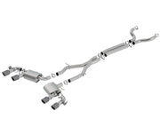 Borla 17-18 Chevrolet Camaro ZL1 6.2L V8 Atak Catback Exhaust w/ Dual Mode Valves CF Black Anod Borla Catback