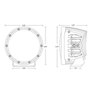 Rigid Industries 360-Series 6in LED Off-Road Spot Beam - RGBW Rigid Industries Light Bars & Cubes