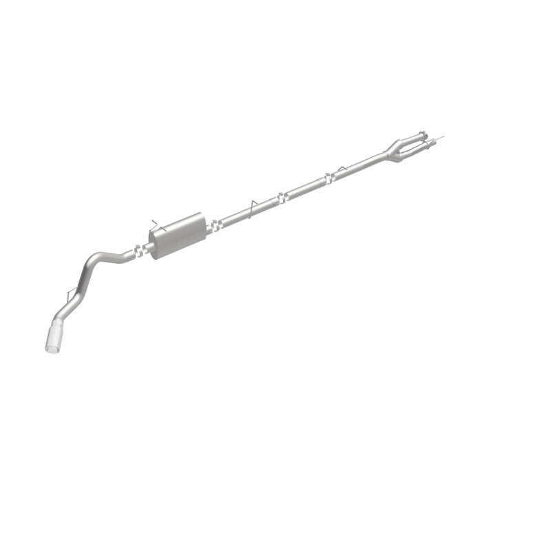MagnaFlow Sys C/B 11-15 Ford Super Duty F250 6.2L EC CC, SS 3.5in Single Rear Pass Side Ext 5in Tip Magnaflow Catback