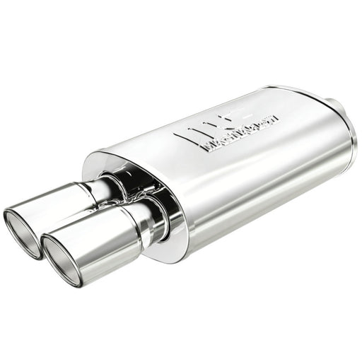 MagnaFlow Muffler W/Tip Mag SS 14X5X8 2.25/3 Magnaflow Muffler