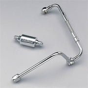 Edelbrock Dual Feed Line/Thunder Series Carb w/ Polished Fuel Filter Edelbrock Fuel Filters