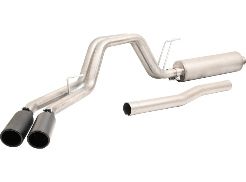 Gibson 20-21 Ford F250/F350 7.3L Black Elite Cat-Back Dual Sport Exhaust System - Stainless Gibson Catback