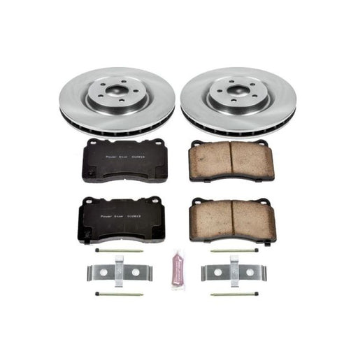 Power Stop 07-14 Ford Mustang Front Autospecialty Brake Kit PowerStop Brake Kits - OE
