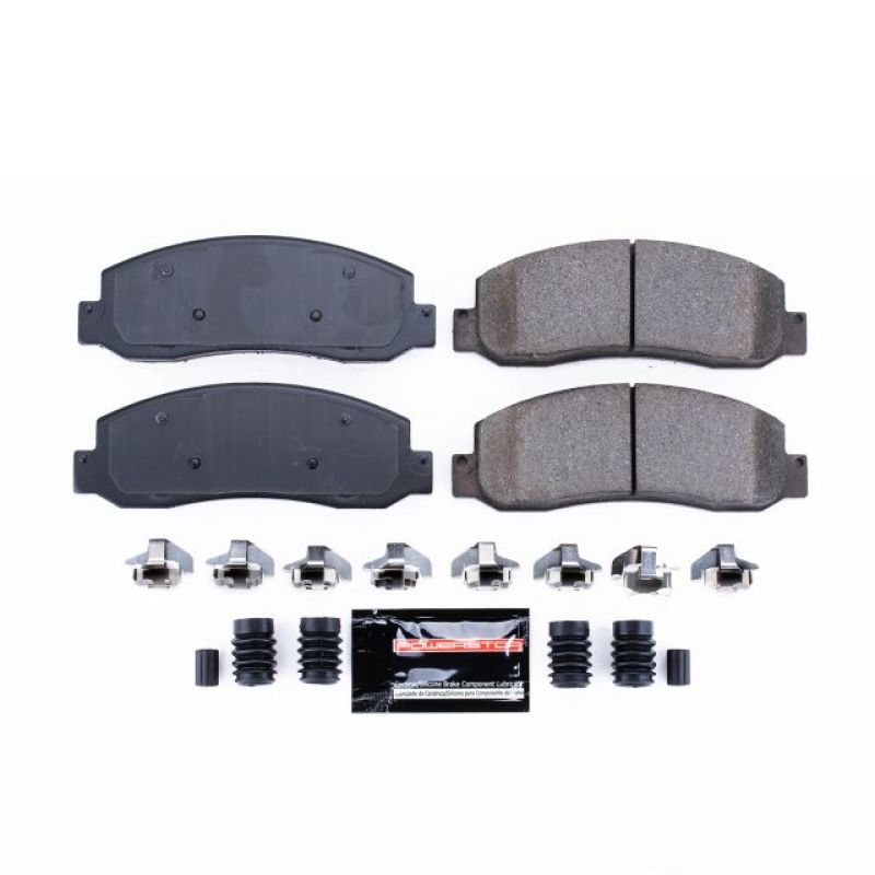 Power Stop 05-08 Ford F-250 Super Duty Front Z23 Evolution Sport Brake Pads w/Hardware PowerStop Brake Pads - Performance