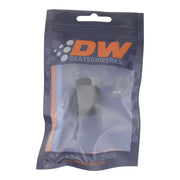 DeatschWerks 6AN ORB Male to M18 X 1.5 Metric Female (Incl O-Ring) - Anodized Matte Black DeatschWerks Fittings
