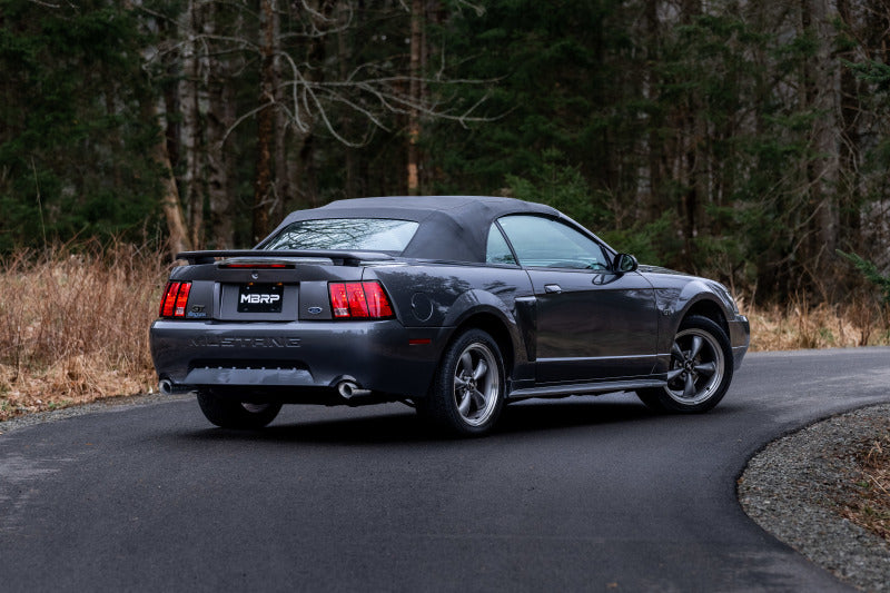 MBRP 99-04 Ford Mustang GT/Mach 1 2.5in Dual Split Rear AL Catback Exhaust w/ 3.5in Dual Wall Tips MBRP Catback