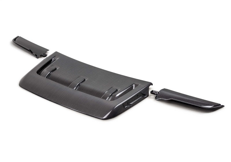 Ford Racing 21-24 Ford F150 Raptor Carbon Fiber Hood Vent - Gloss Ford Racing Spoilers