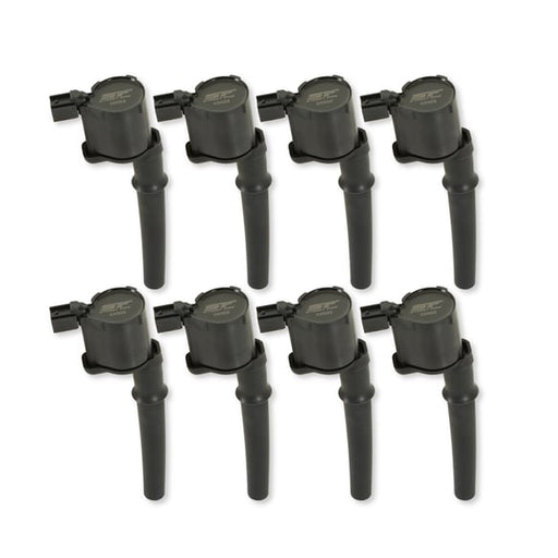 Street Fire Ignition Coils 1999-2014 Ford 4.6L/5.4L 4-valve engines, Black. 8-Pack 55148 MSD Autoparts