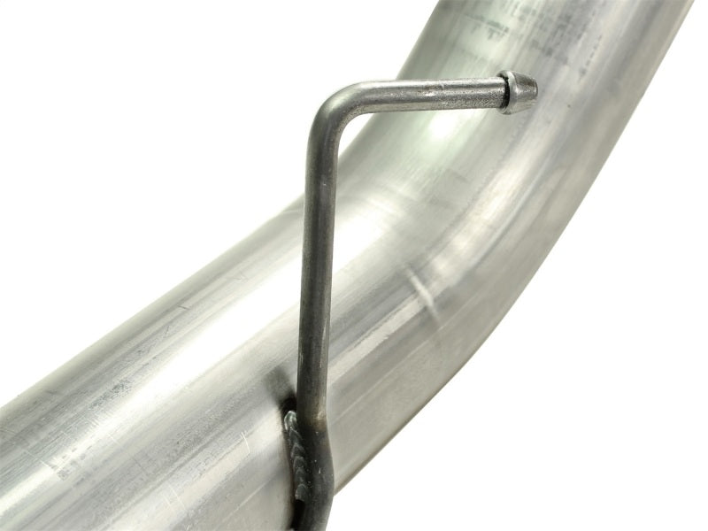 aFe MACHForce XP 5in DPF-Back Stainless Steel Exh Sys, Black tip, Ford Diesel Trucks 08-10 V8-6.4L aFe DPF Back