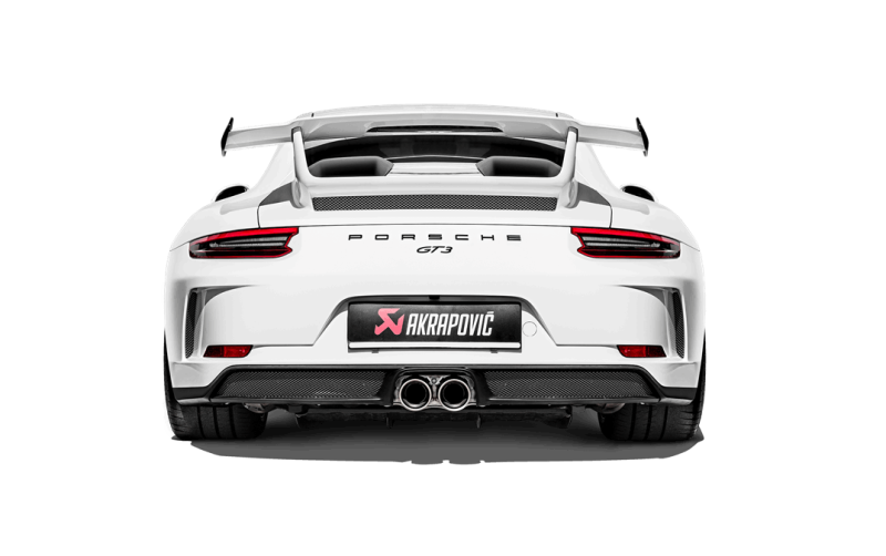 Akrapovic 2018 Porsche 911 GT3 (991.2) Slip-On Race Line (Titanium) w/Titanium Tail Pipe Set Akrapovic Muffler
