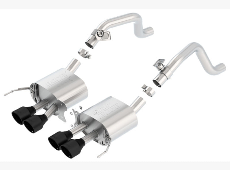 Borla 14-17 C7 Corvette Stingray Axle-Back ATAK Exhaust 2.75in to Muffler Dual 2.0in Out 4.25in Tip Borla Axle Back