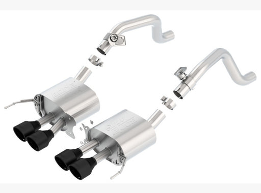 Borla 14-17 C7 Corvette Stingray Axle-Back ATAK Exhaust 2.75in to Muffler Dual 2.0in Out 4.25in Tip Borla Axle Back