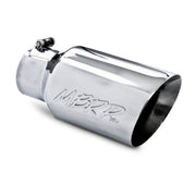 MBRP Universal Tip 6 O.D. Dual Wall Angled 4 inlet 12 length MBRP Steel Tubing