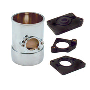 Spectre Air Flow Sensor Mount 3in. w/Collar - Chrome Spectre Mass Air Flow Sensors