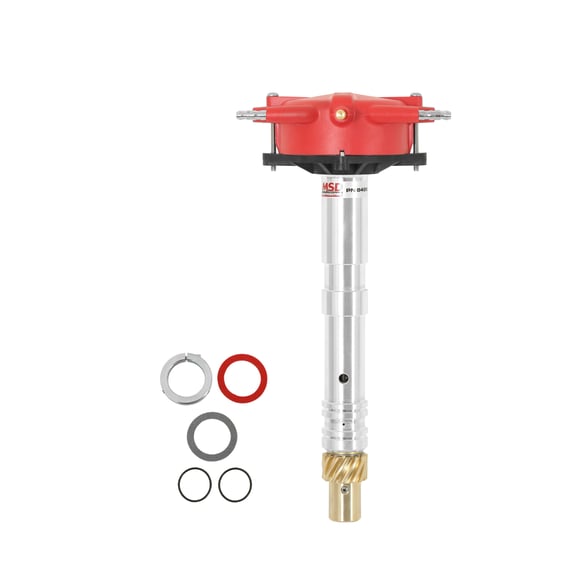 Super Tall Block Crab Cap Distributor, Chevy V8 8486 MSD Autoparts