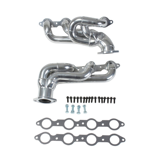 BBK 10-15 Camaro LS3 L99 Shorty Tuned Length Exhaust Headers - 1-3/4 Silver Ceramic BBK Headers & Manifolds