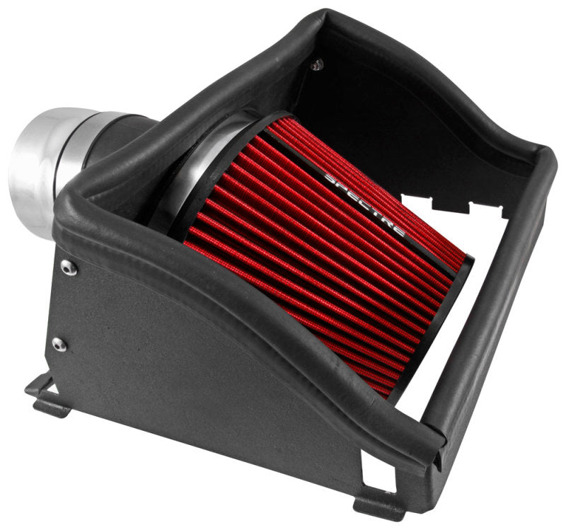 Spectre 15-18 Ford F150 2.7L/3.5L F/I Air Intake Kit - Polished w/Red Filter Spectre Cold Air Intakes