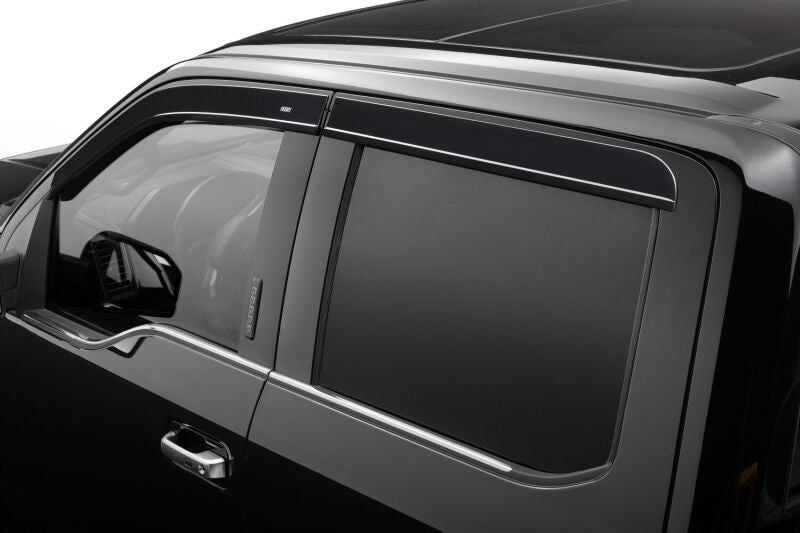 Husky Liners 15-24 Ford F-150 (Incl. Raptor/Lightning) Ventvisor Low Profile (4pc) - Smoke