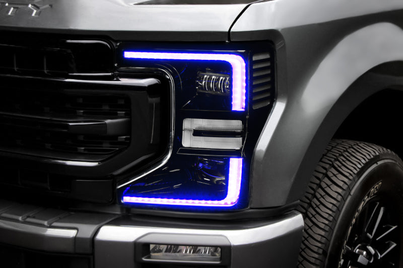 Oracle 2022 Ford F250/350 Super Duty Dynamic ColorSHIFT Headlight DRL Kit w/Switchback