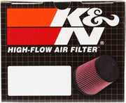K&N Filter Universal Rubber Oval Straight 4.5in OL x 3.75in OW x 7in Height 20 Degree Angle K&N Engineering Air Filters - Universal Fit