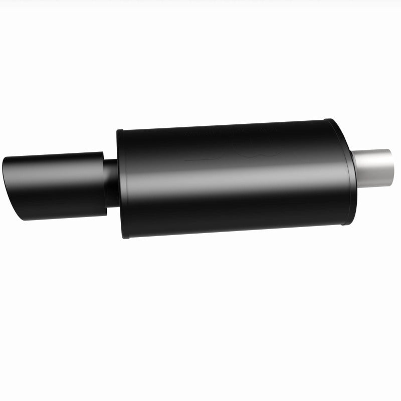 MagnaFlow Muffler with Tip Mag Blk 14x5x8 2.25/4 Magnaflow Muffler